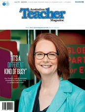 cover of Australian Teacher Magazine