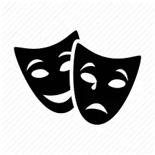 masks of Muses of Comedy and Tragedy